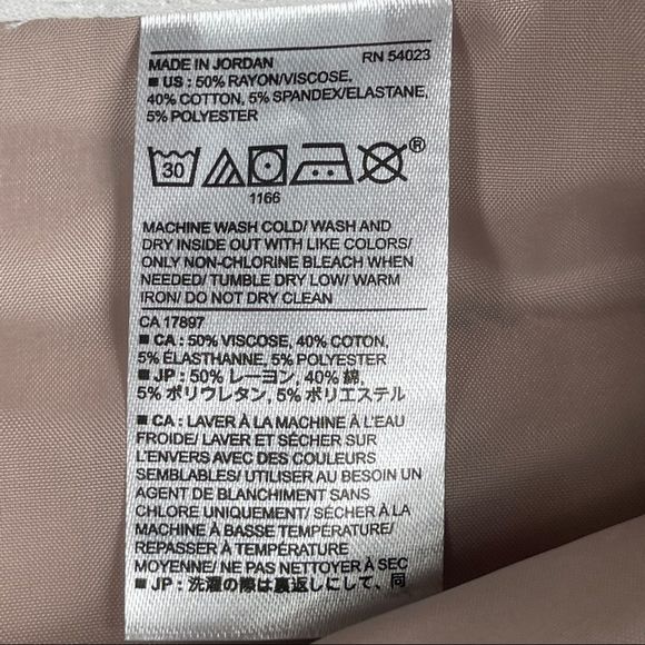 Banana Republic Sloan Trousers Mid-Rise Heather Fresco Rose Women's Size 12 - Picture 5 of 9